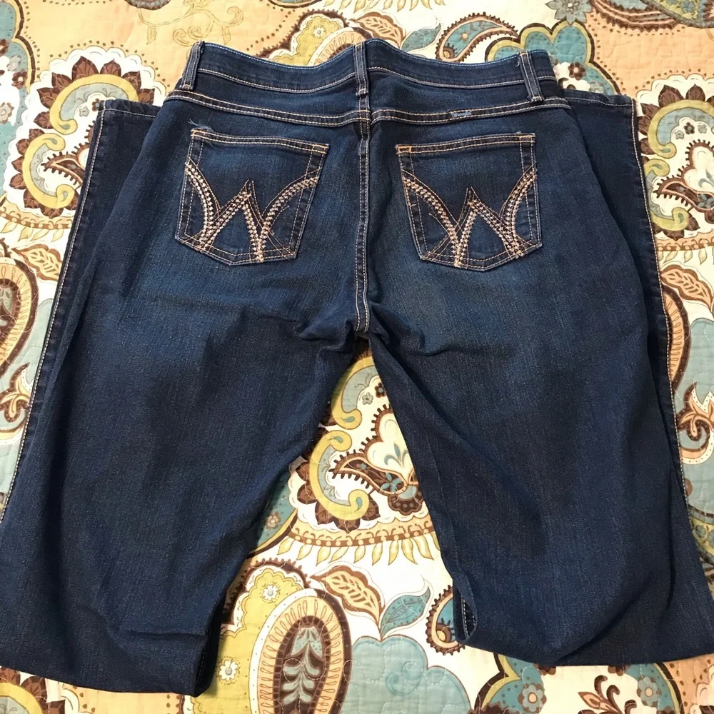 Baby-Q Dark Boot Cut Wrangler Jeans - Picture 3 of 11